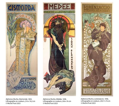 Alphonse Mucha, Gismonde, Médée, Lorenzaccio © Mucha Trust 2023