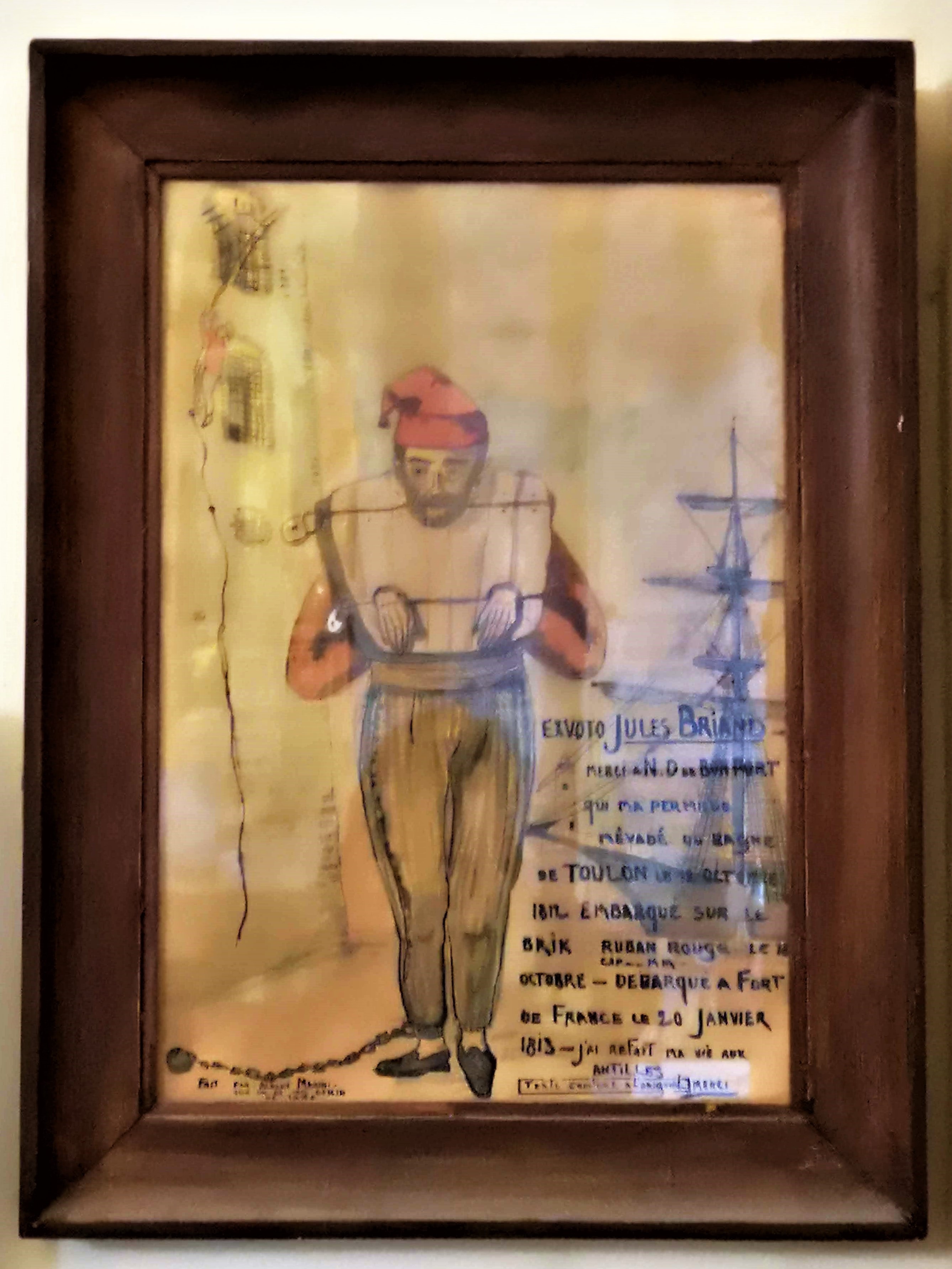 Antibes, l'ex voto più antico di Notre-Dame-de-la-Garde