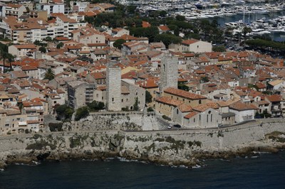Antibes, vista aerea dei bastioni © Y. Seuret