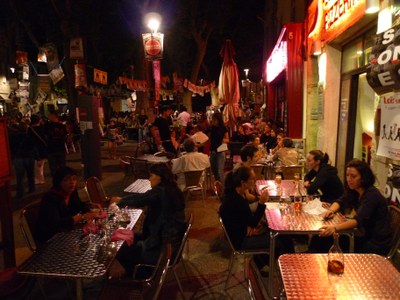 Avigone, Rue des Teinturiers durante il Festival - Jean-Louis Zimmermann 1