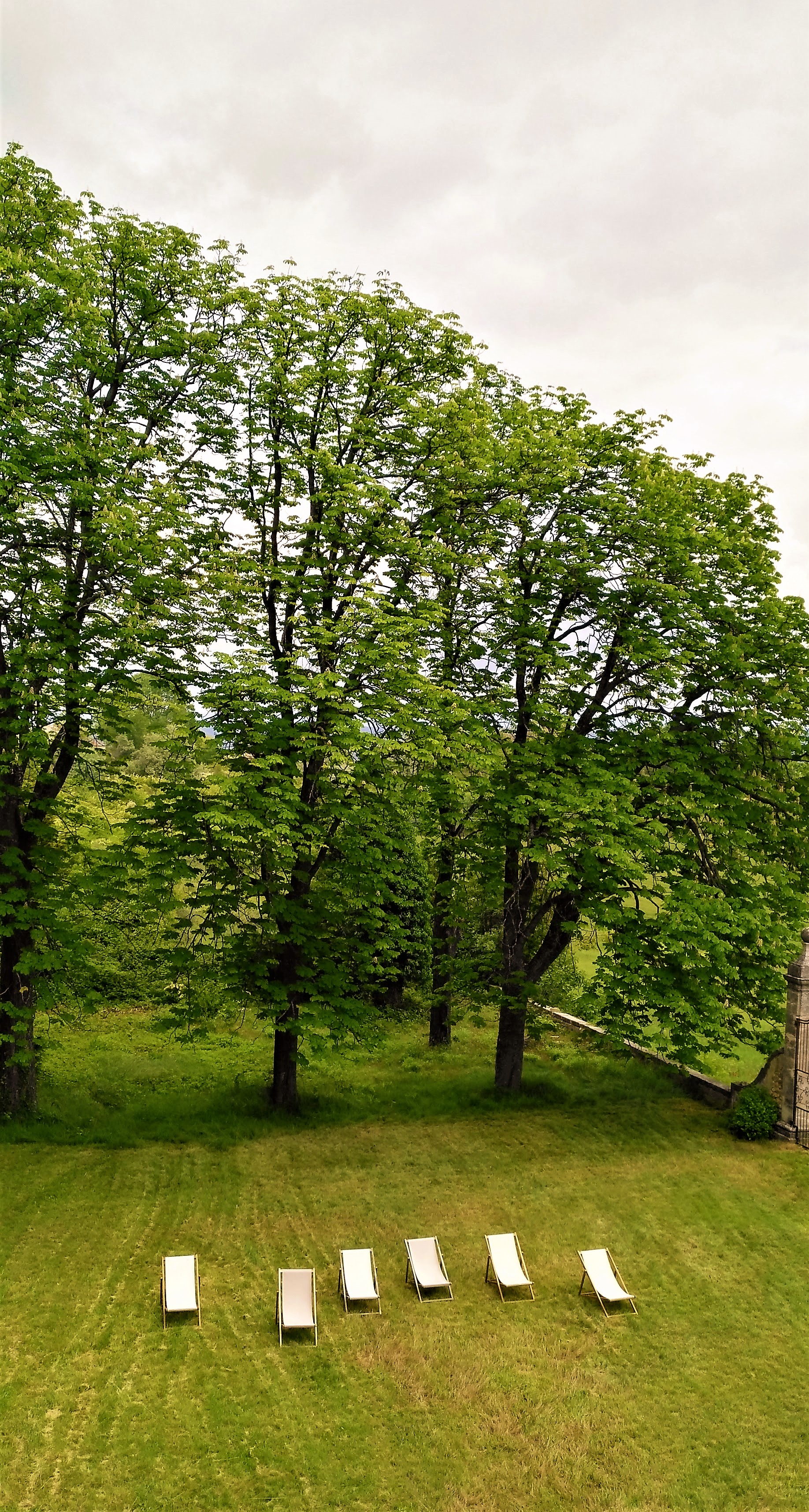 Bastide de l'Adrech, una veduta del parco