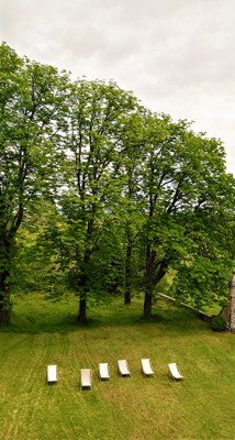 Bastide de l'Adrech, una veduta del parco