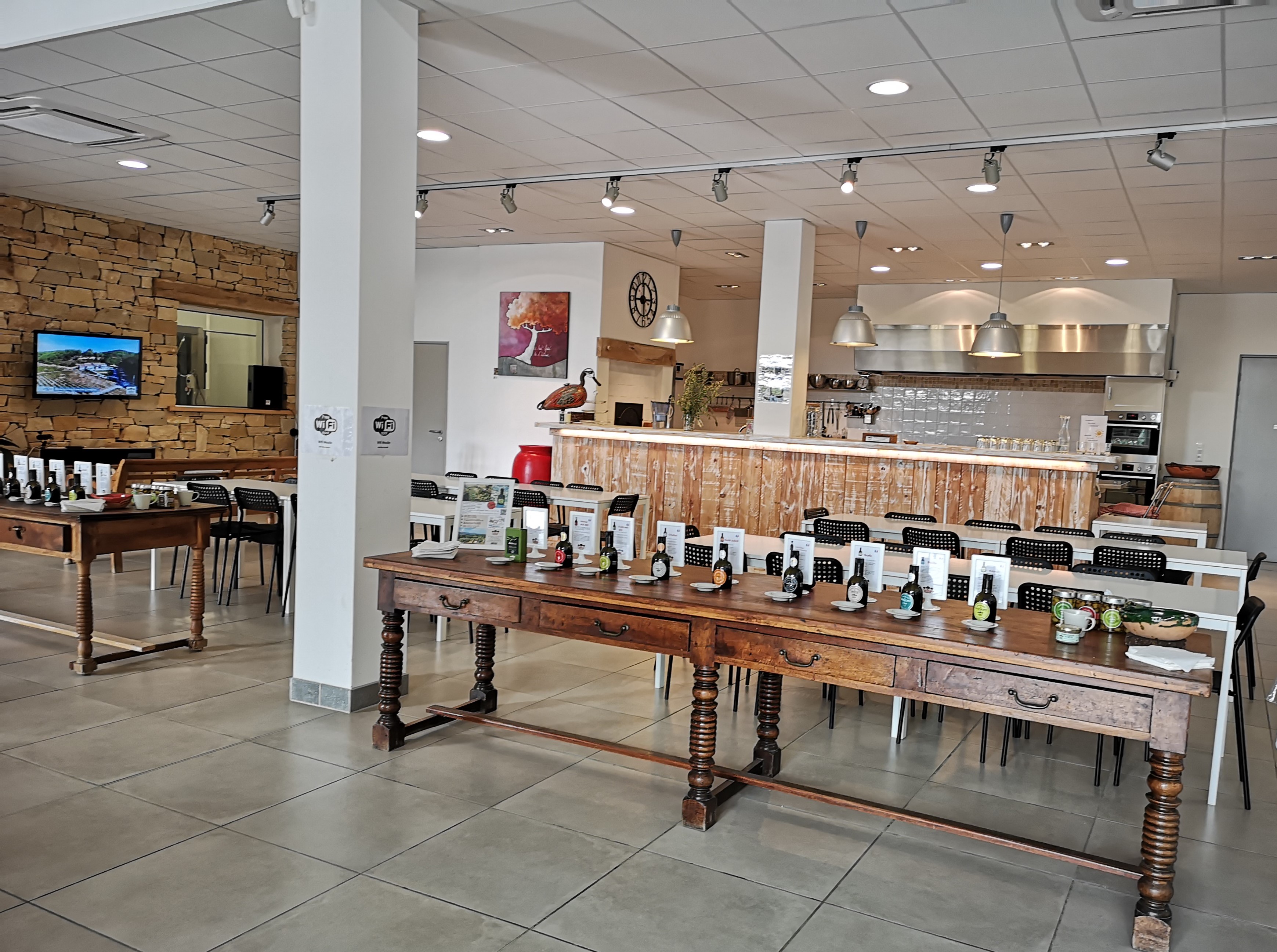 Bastide du Laval, l'area didattica