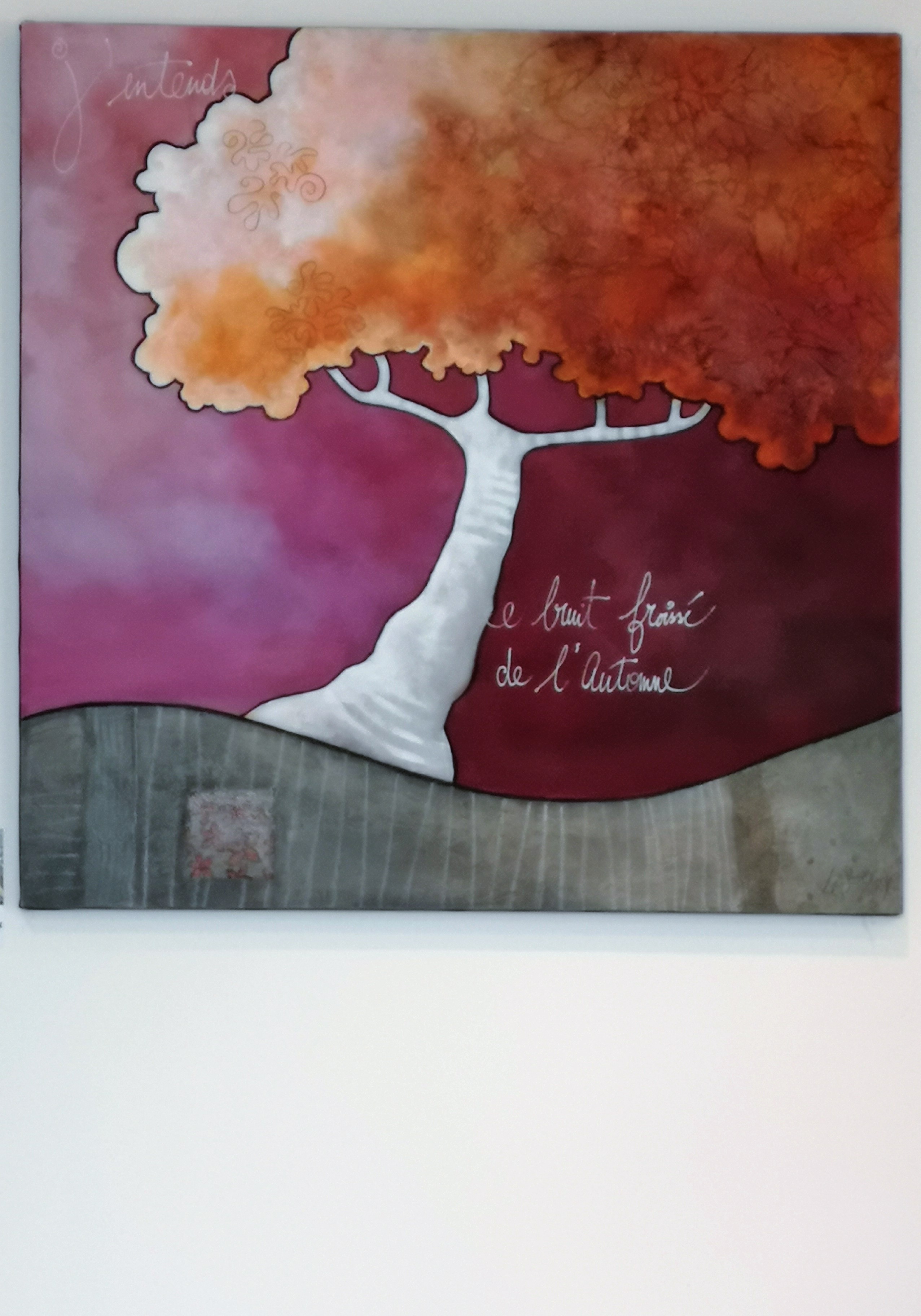 Bastide du Laval, l'autunno sulle pareti de frantoio