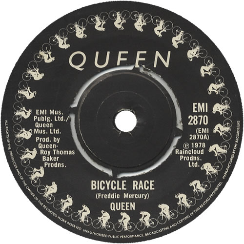 Bicycle Race, il vinile