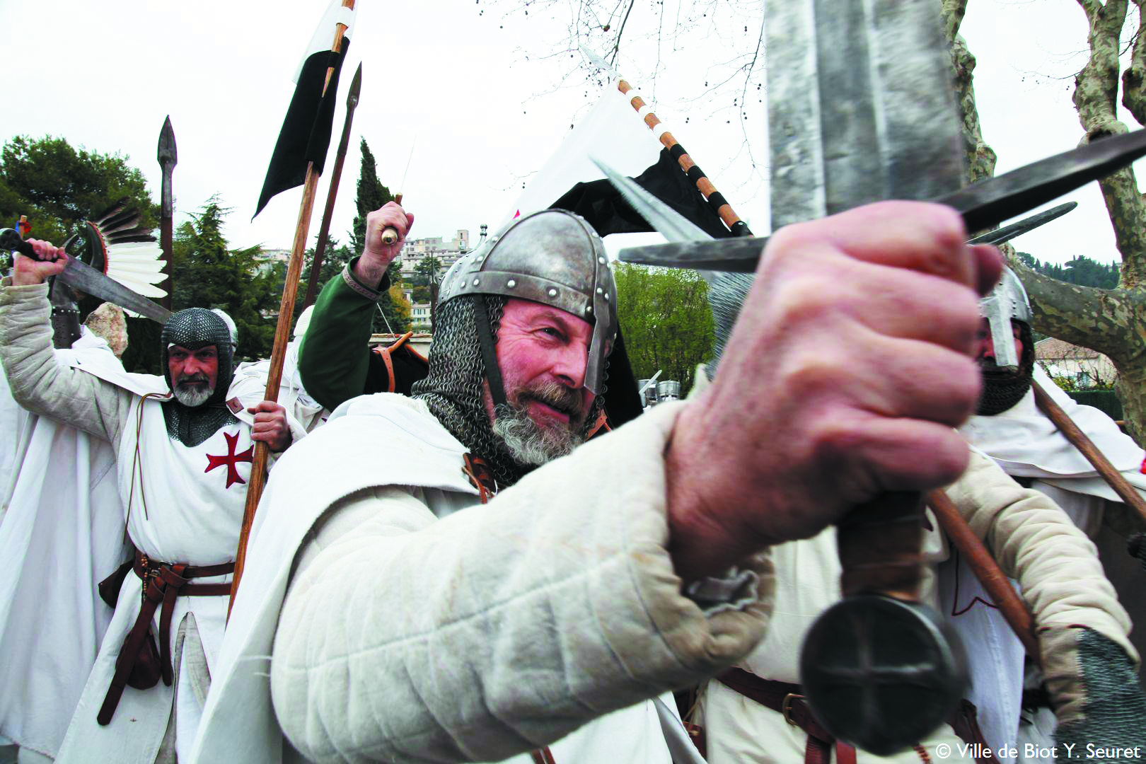 Biot, i Templari pronti a combattere
