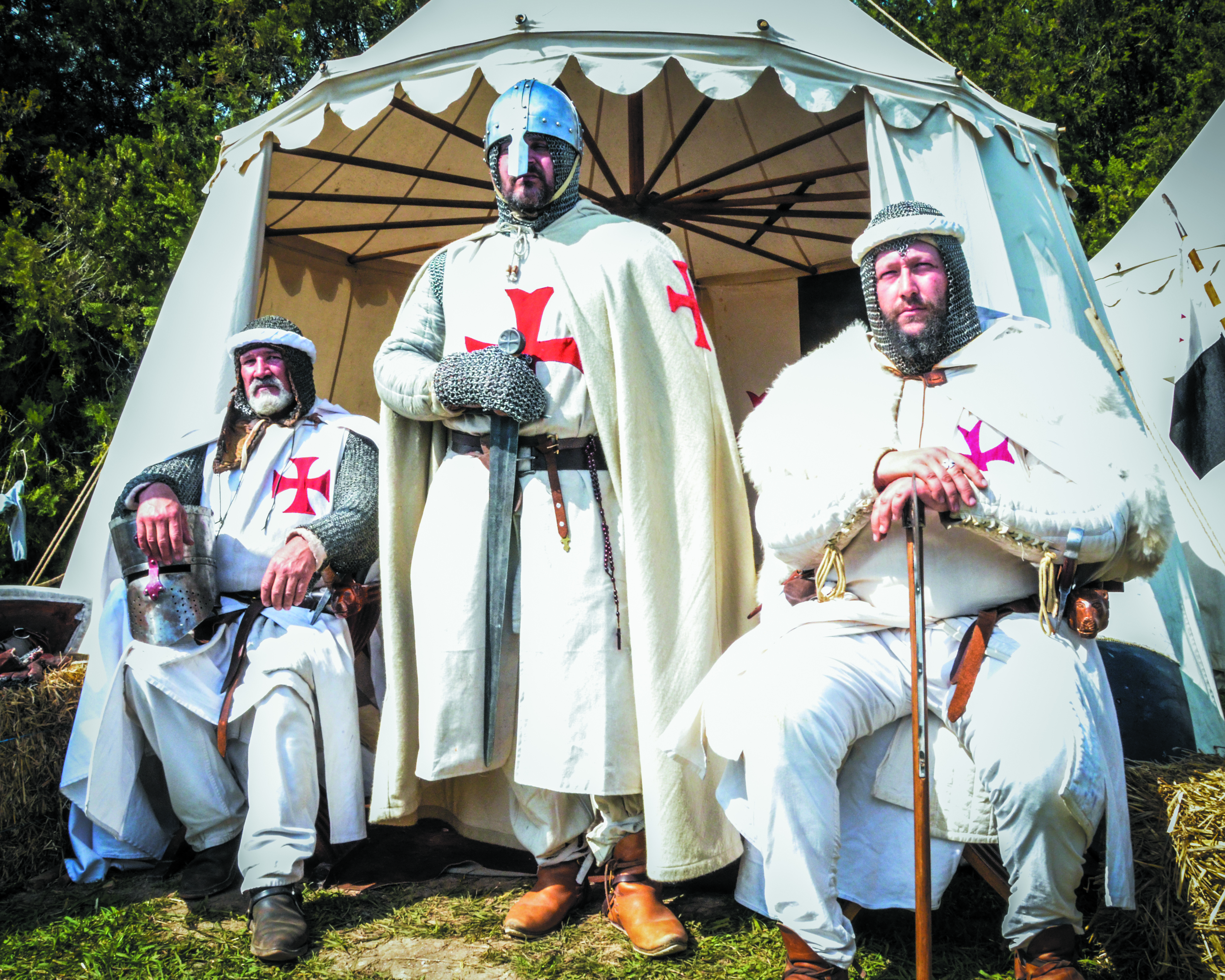 Biot, l'accampamento dei Templari, particolare