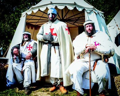 Biot, l'accampamento dei Templari, particolare