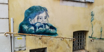 Biot Village, street art