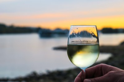 Blanc de Cassis davanti al mare