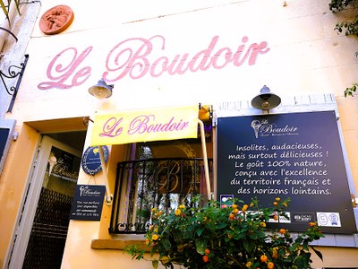 Bormes-les-Mimosas, la gelateria le Boudoir