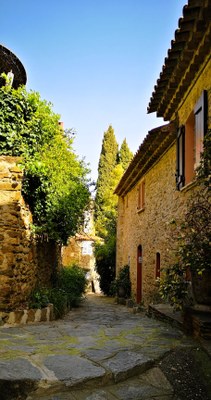 Bormes-les-Mimosas, stradina
