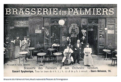 Brasserie des Palmiers, Marsiglia © Paris, Musée national de l'histoire de l'immigration