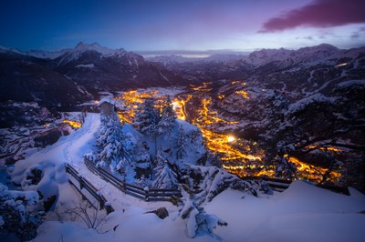 Briançon, Croix de Toulouse, notte © Zoom