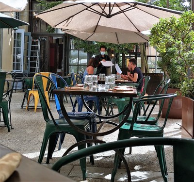 Café Roma, Avignone, la terrasse