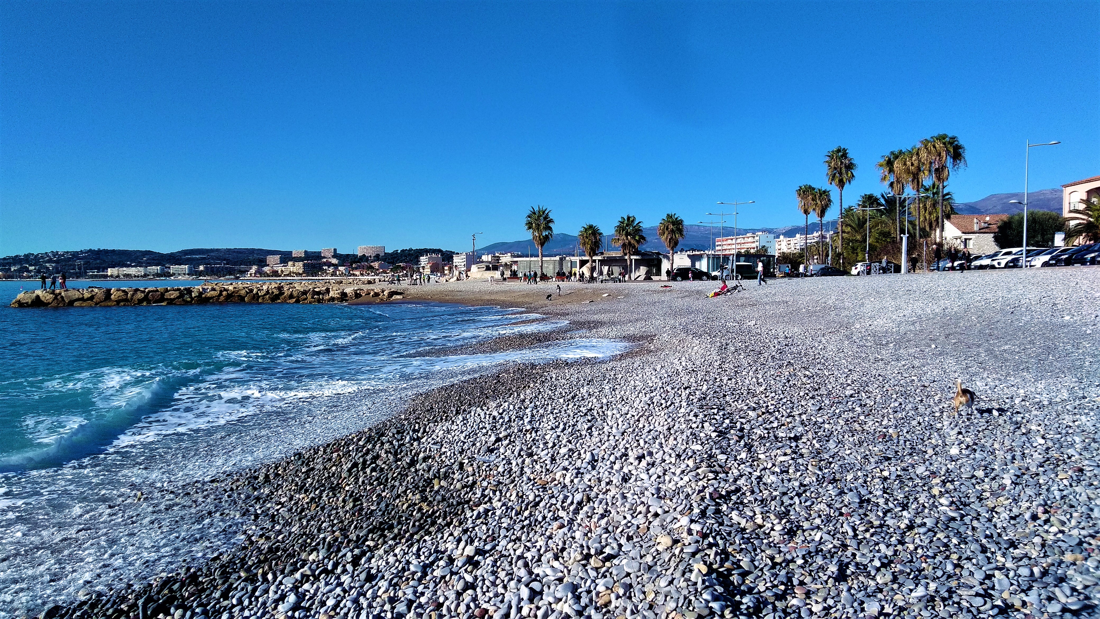 Cagnes-sur-Mer, la spiaggia