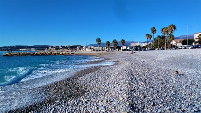 Cagnes-sur-Mer, la spiaggia