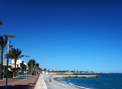 Cagnes-sur-Mer, spiaggia e lungomare