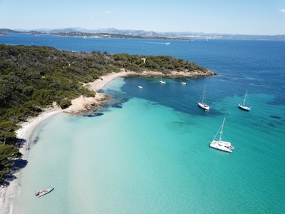 Calare l'ancora a Porquerolles