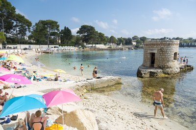 Cap d'Antibes, plage des Ondes © Gilles Lefrancq