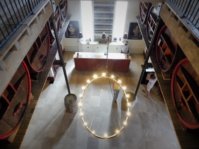 Château de Mille, la sala di degustazione
