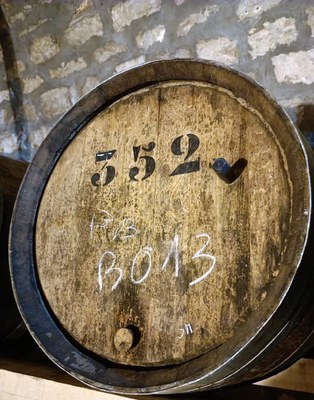 Château du Barroux, barrique