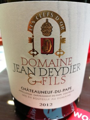 Chocolaterie Castelain, Châteauneuf-du-Pape, vino 'da cioccolato'