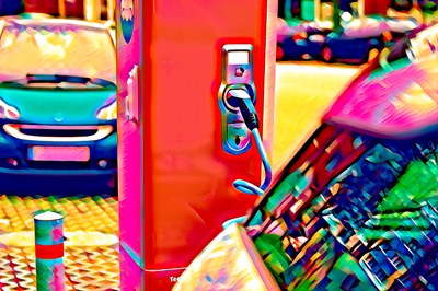 Colonna di ricarica per veicoli elettrici
