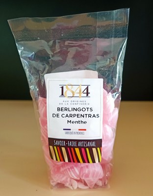 Confiserie 1844, i berlingot rosa alla menta