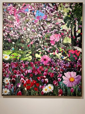 Damien Hirst a Château La Coste, opera della serie The Secret Gardens Paintings