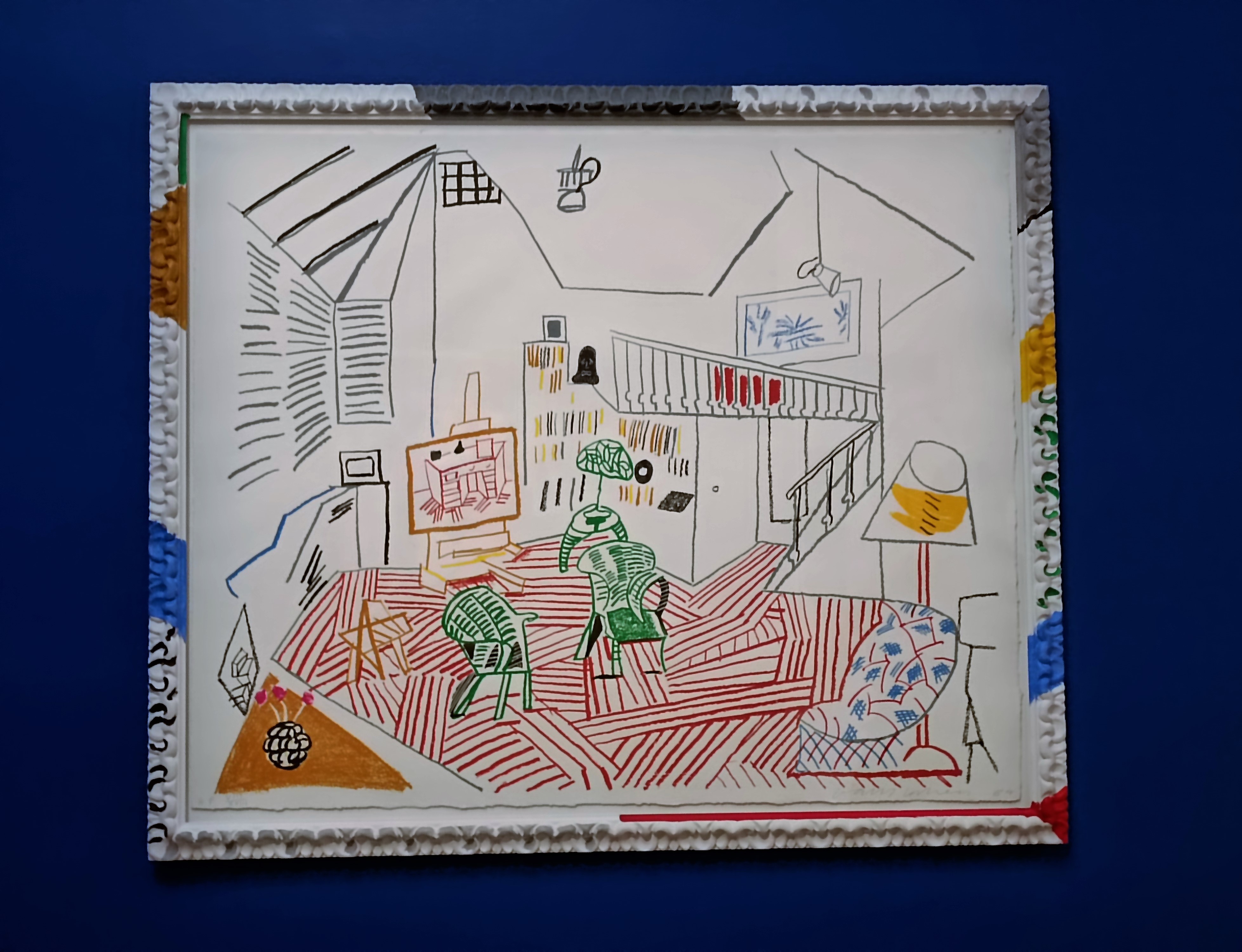 David Hockney, Pembroke Studio Interior, 1984