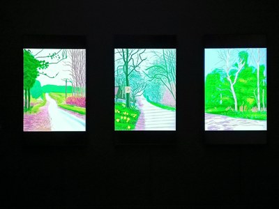 David Hockney, The Arrival of Spring in Woldgate, East Yorkshire in 2011