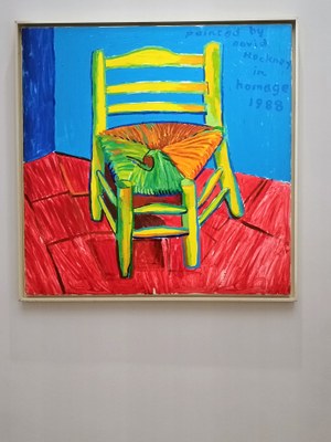 David Hockney, Vincent's Chair and Pipe, 1988