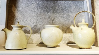 Denis Bouniard, teiere e vaso