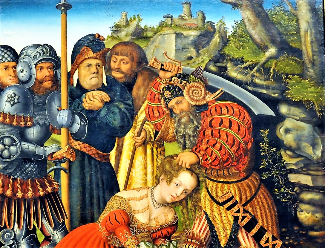 Dioscoro in procinto di uccidere la giovane Barbara