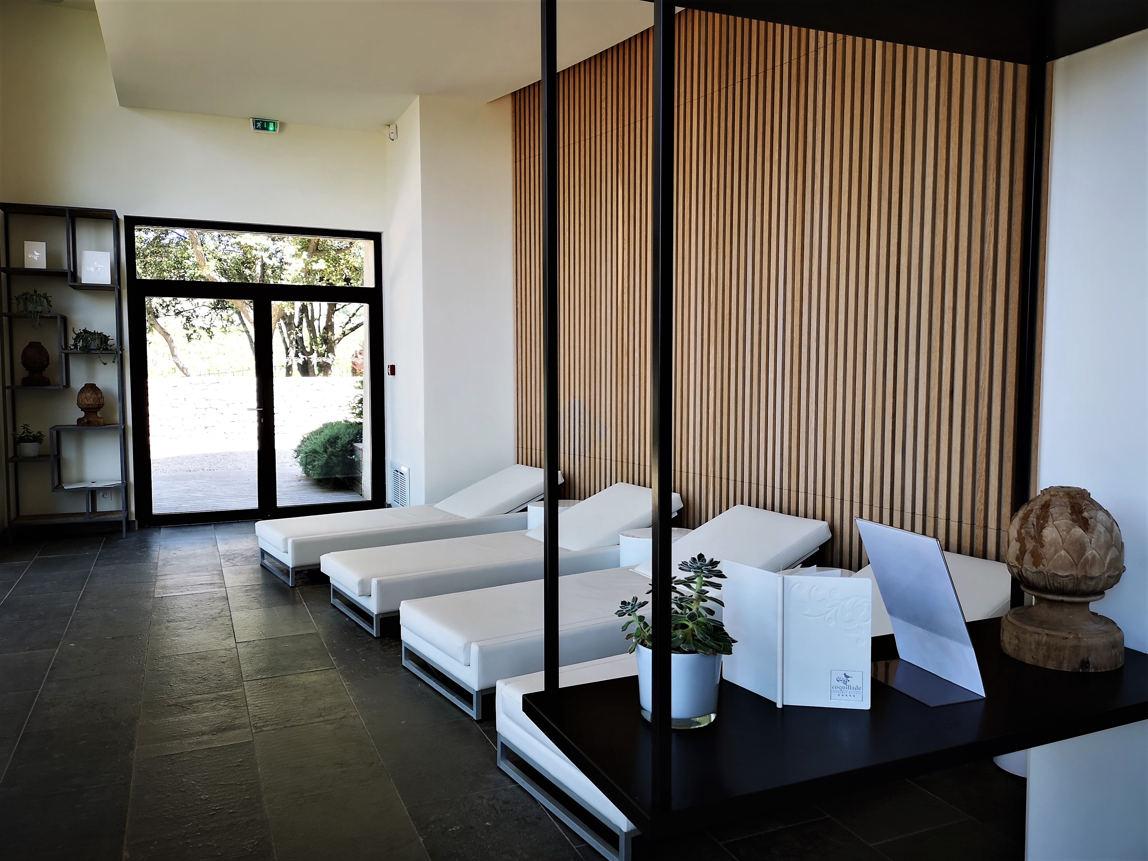 Domaine de la Coquillade, la stanza riposo della spa