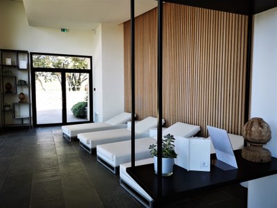 Domaine de la Coquillade, la stanza riposo della spa