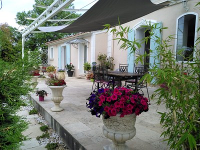 Domaine de l'Aufrêne, la terrazza