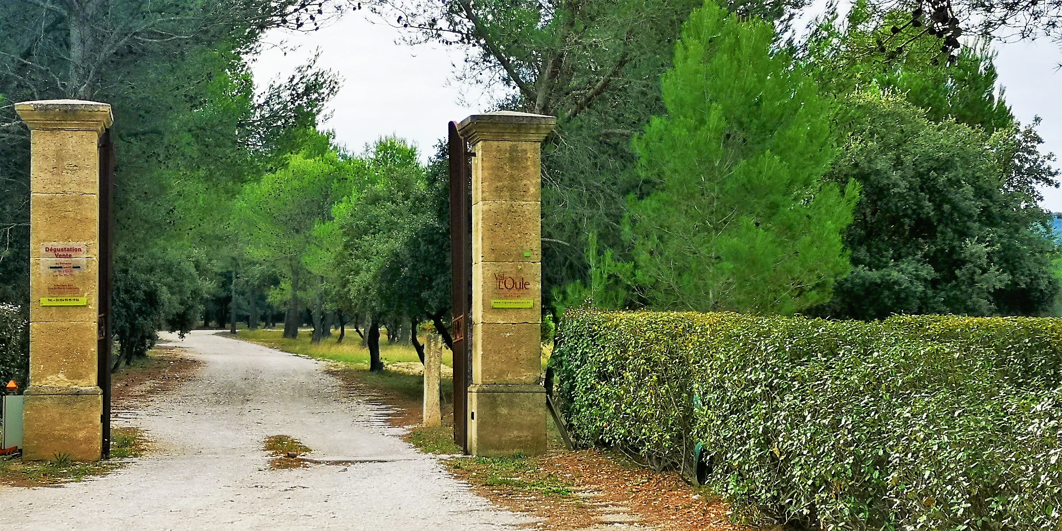 Domaine du Val de l'Oule, ingresso