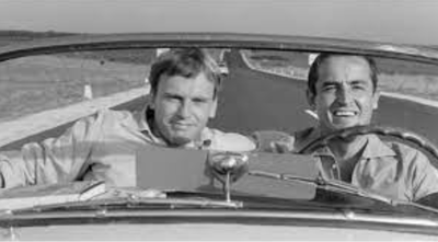 Jean-Luis Trintignant e Vittorio Gassman ne Il sorpasso di Dino Risi