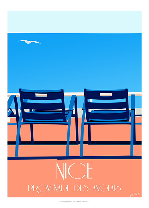 Eric Garence - NIzza, la Promenade des Anglais