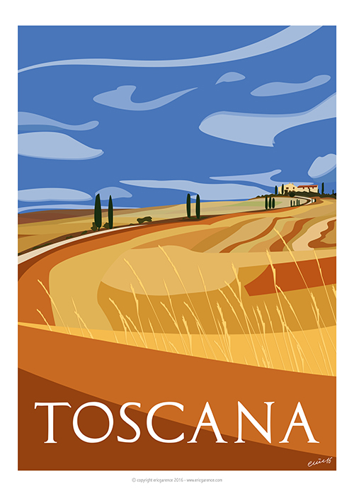 Eric Garence - Toscana, estate