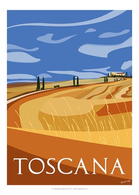Eric Garence - Toscana, estate