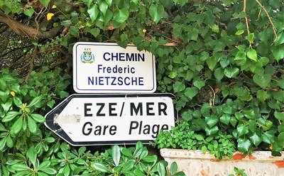 Èze, accesso allo Chemin Frederic Nietzsche