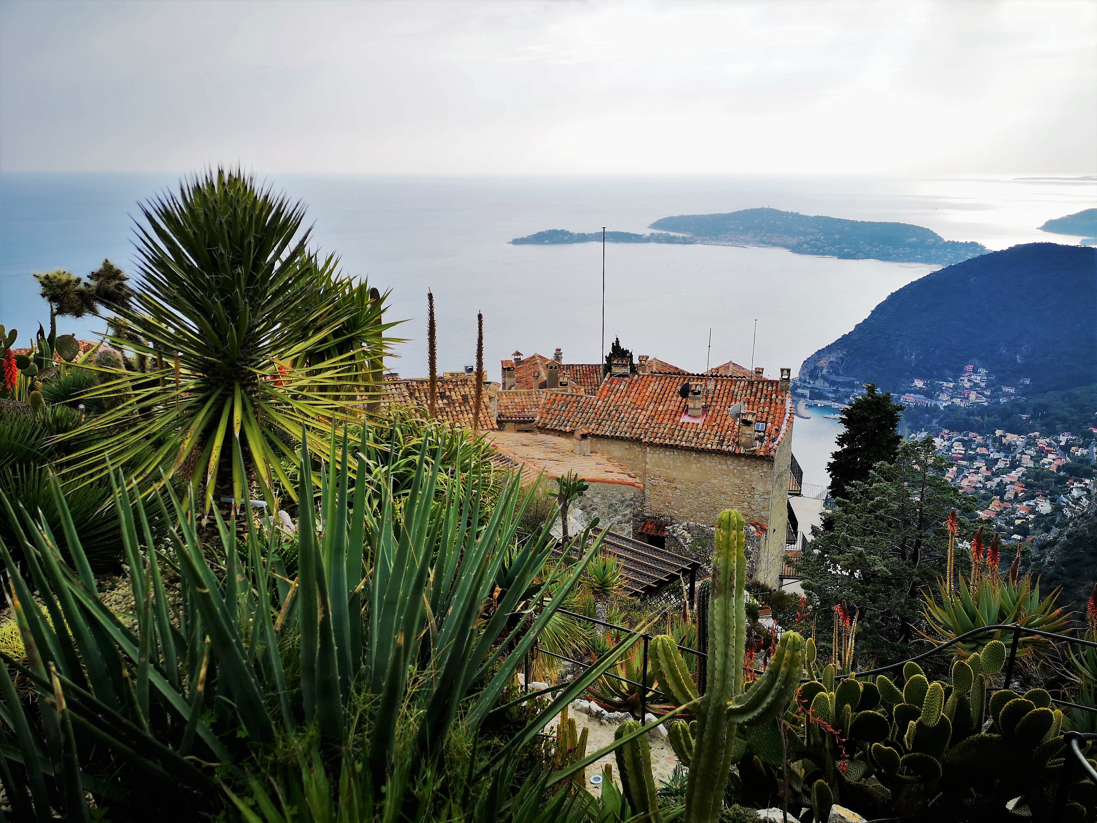 Èze, vista dal giardino esotico