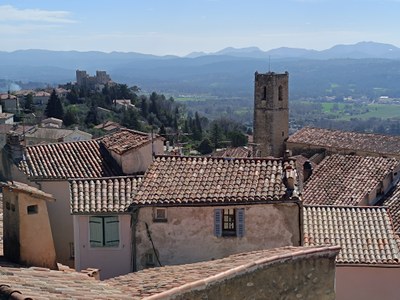 Fayence, i tetti del villaggio
