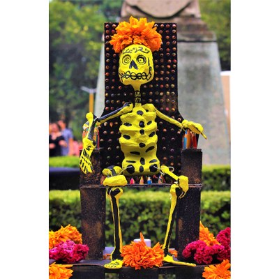 Festa dei morti, scheletro