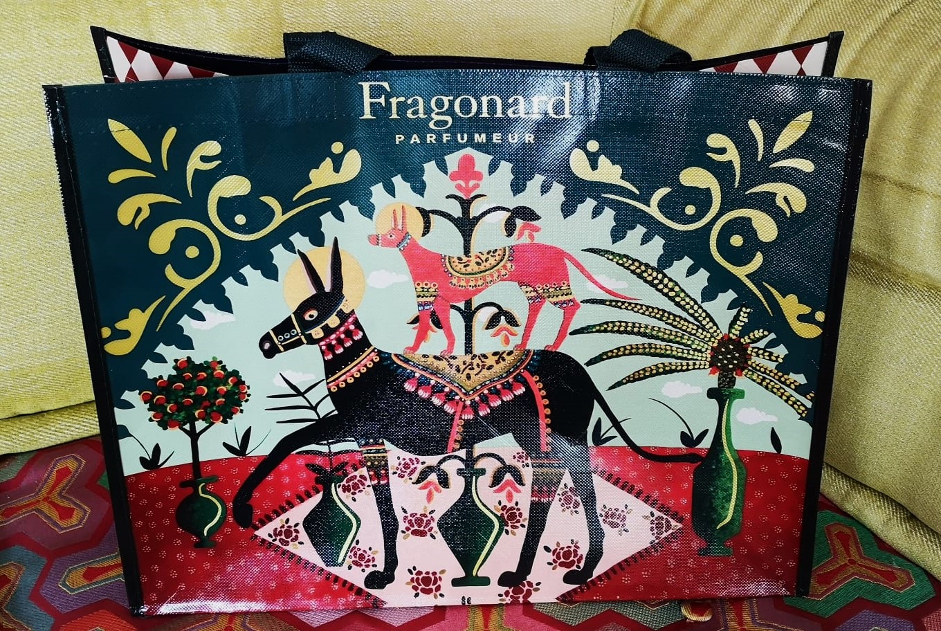 Fragonard, cabas oro e luce