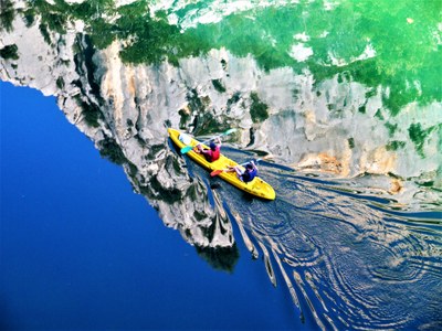 Gole del verdon, paradiso degli sport acquatici