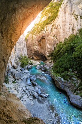 Gole del Verdon, vista a strapiombo